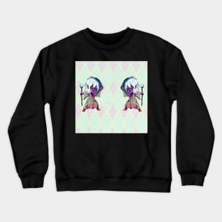 dark elf sorcerer for magic and fantasy fans Crewneck Sweatshirt